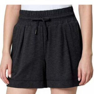 Mondetta Black Pull-On Moisture Wicking Ladies' Walking Shorts Size Large